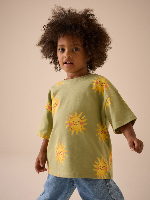 Футболка для девочки Next E51-320, Хаки