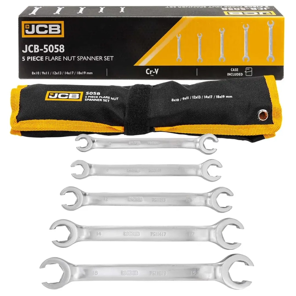 Набор ключей разрезных 5пр. JCB JCB-5058(P)