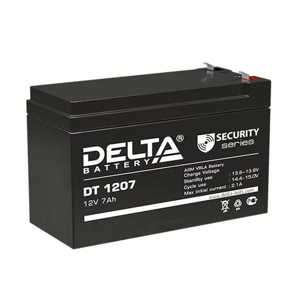 Аккумуляторные батареи Delta DT 1207