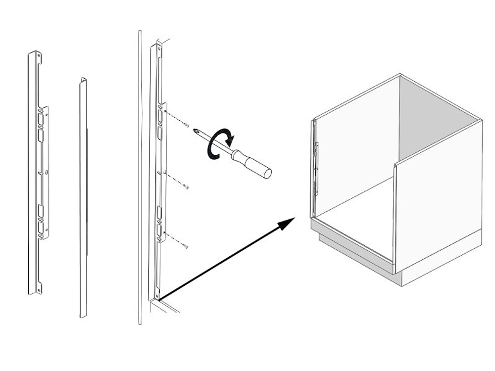 Термоизоляционная планка универсальная (комплект)