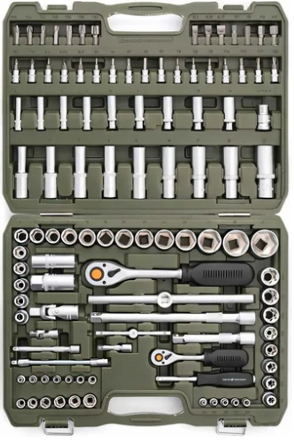 Набор головок и принадлежностей 1/4", 1/2", 108 предм. "Дело Техники"