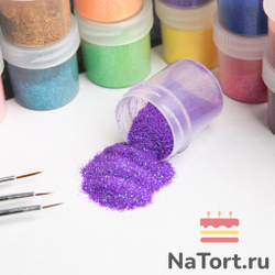 Блестки декоративные «Лаванда» 10 гр
