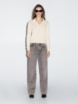 Massimo Dutti Кардиган из 100% шерсти, экрю