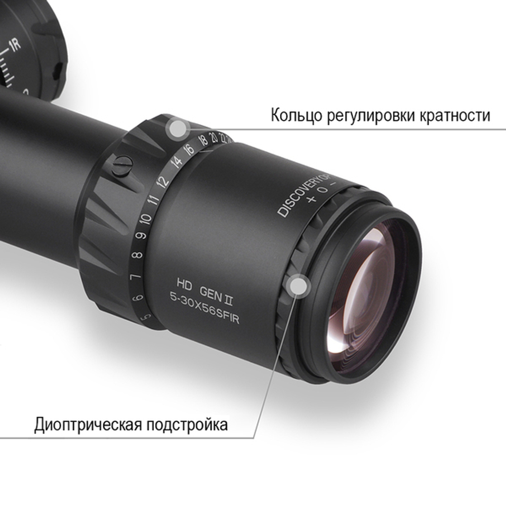Оптический прицел DISCOVERY HD-GEN2 5-30X56SFIR ZS D-34mm