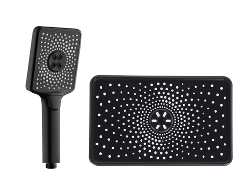 HT3022-1  Набор леек (троп.+ручная, ЧЕРНАЯ) HANSEN (40/1шт)