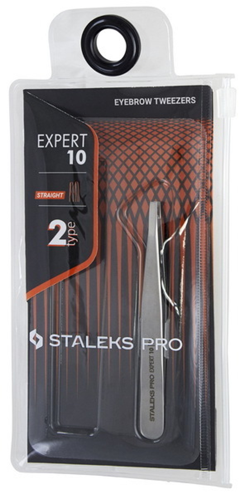 Пинцет для бровей EXPERT 10 TYPE 2 STALEKS