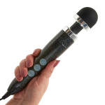 Блестяще-черный вибратор-вонд 28см Doxy Die Cast 3 Extra Powerful Massage Wand Vibrator Disco Black