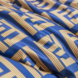 Комплект постельного белья на резинке Сатин MS «Солнечные волны»