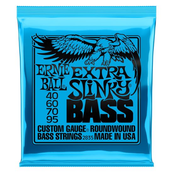 Струны для бас-гитары ERNIE BALL 2835 Nickel Wound Slinky Extra 40-95