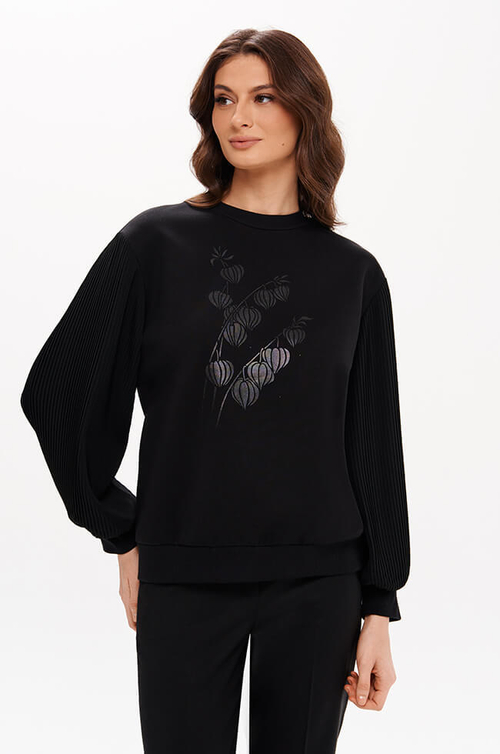23401 Свитшот женский (черный)