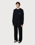 MM6 MAISON MARGIELA ЛОНГСЛИВ С КАРМАНАМИ МУЖСКОЙ ЧЕРНЫЙ