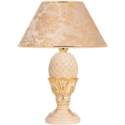 Настольная лампа Источник Энергии Айвори с абажуром №38 Антиквайт