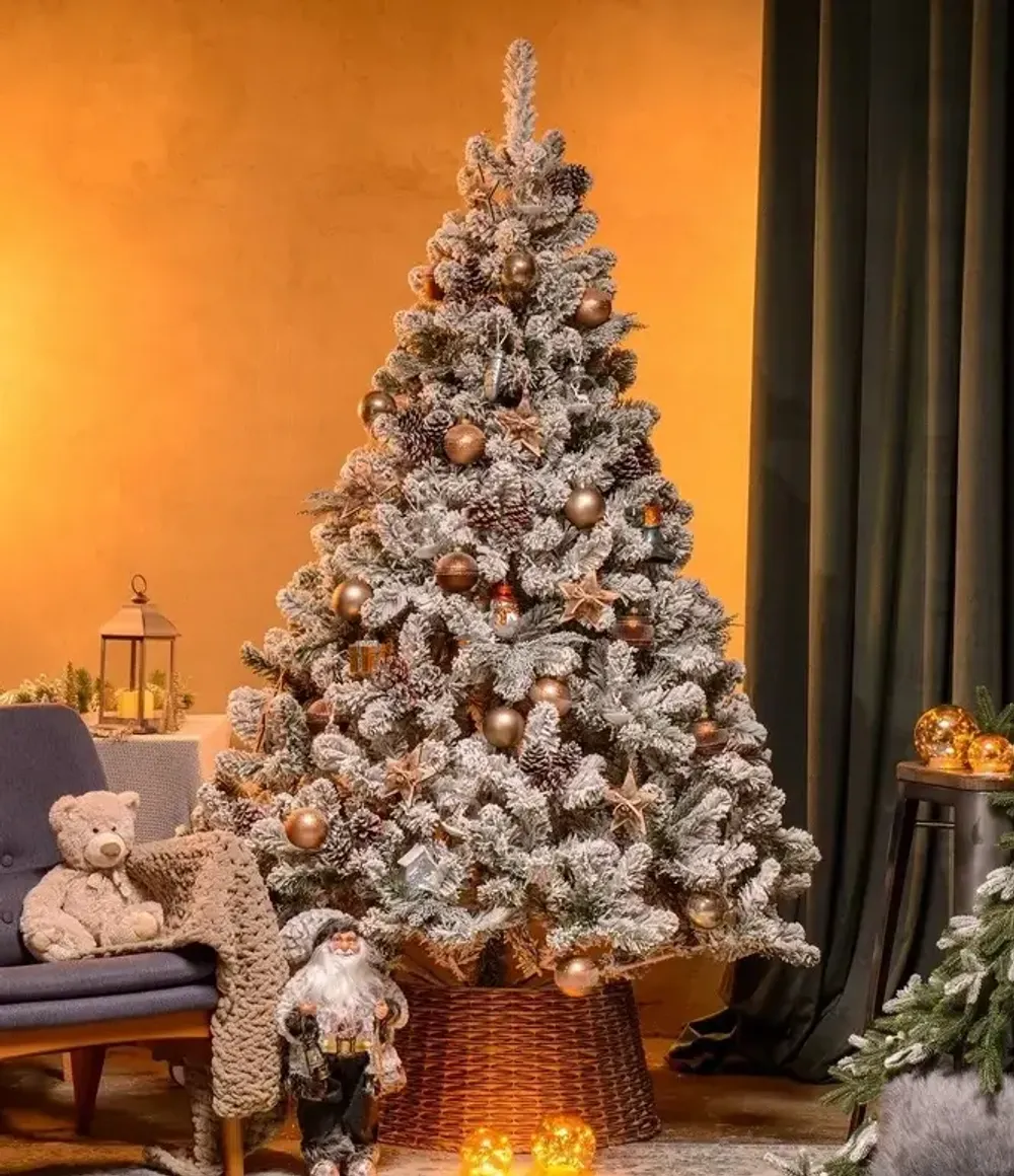 Ель заснеженная «Эверест» (пвх) 210 см /2,1 м