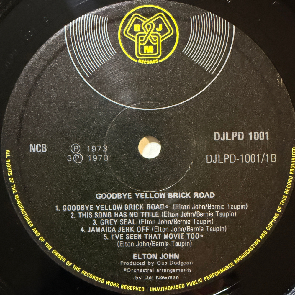 Elton John ‎– Goodbye Yellow Brick Road 2LP (Скандинавия 1973г.)