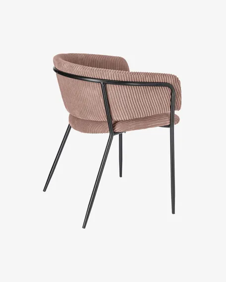 Стул Konnie розовый вельвет