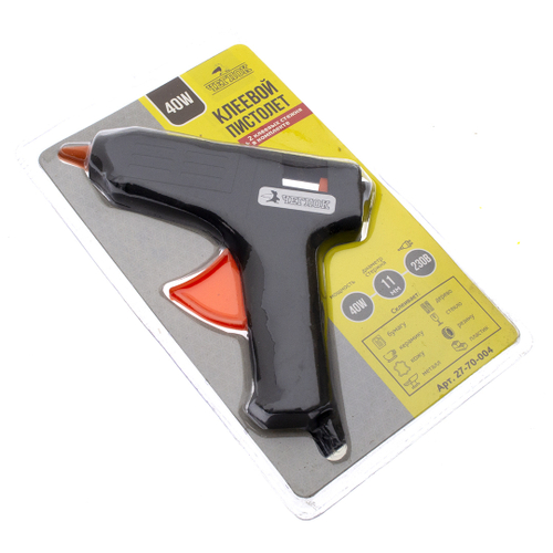 Пистолет клеевой  7мм 40Вт ЧЕГЛОК 27-70-001