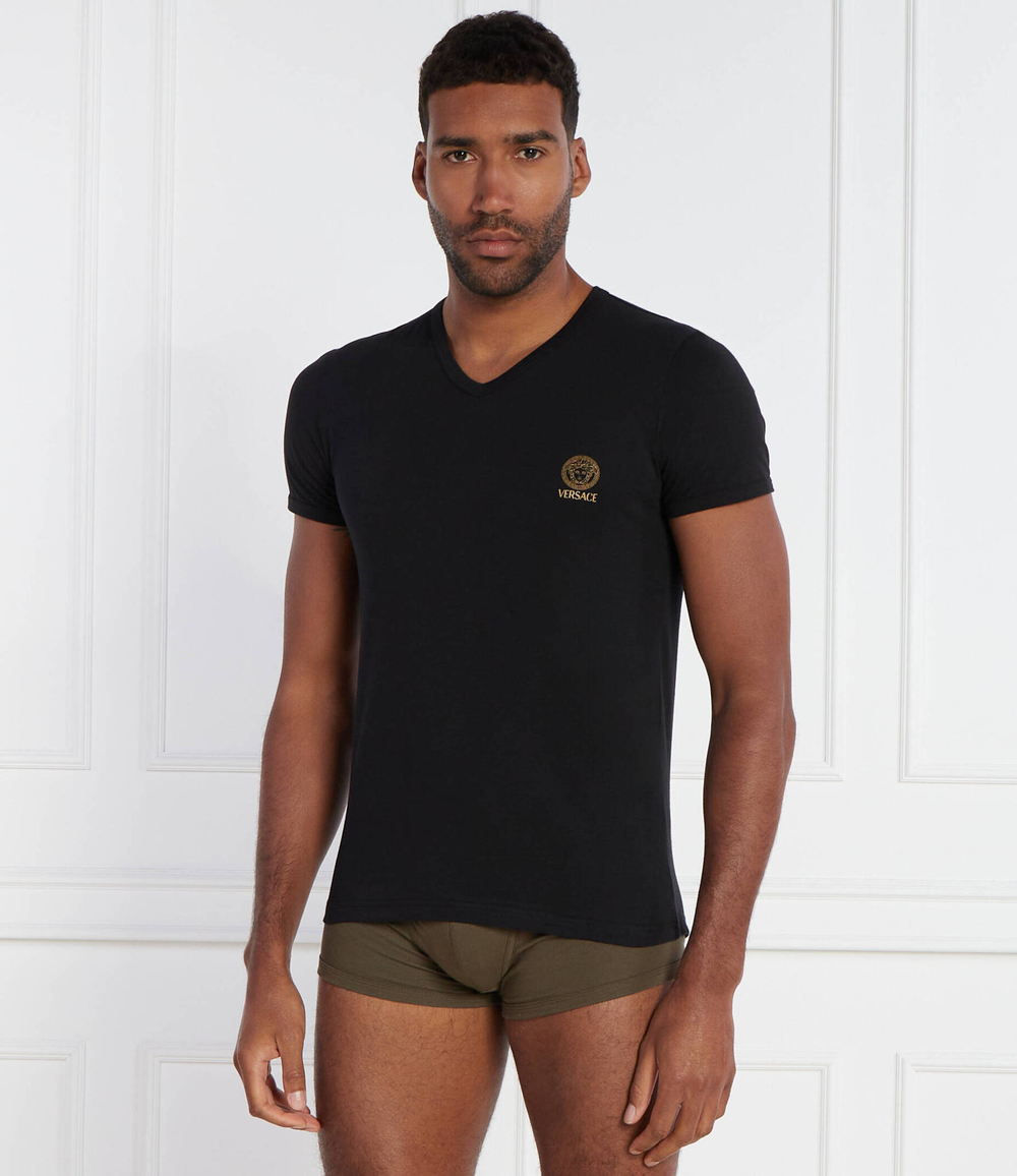 Футболка Versace - черный(AUU01004 1A10011)
