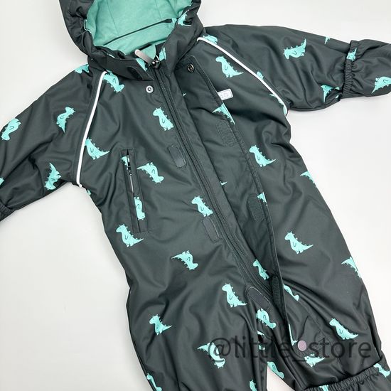 Комбинезон демисезонный "Динозавры" на черном