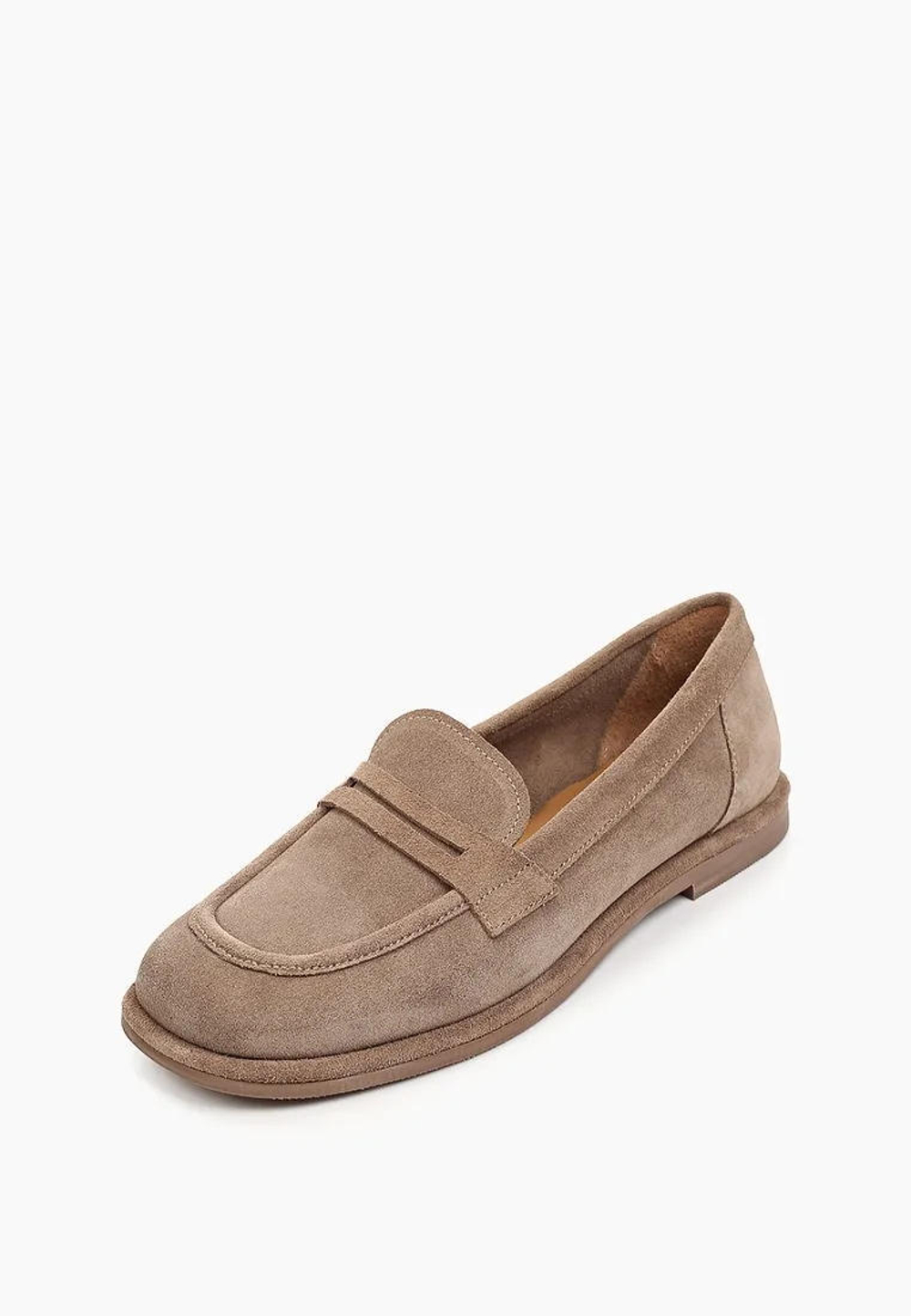 Лоферы // Lia // Beige // Suede