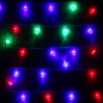 Гирлянда для дома 4,0 м 20 ламп LED с насадками КАПЛЯ, прозрач.пров., авторежим.,IP-20 RG/RB (возможность соединения)