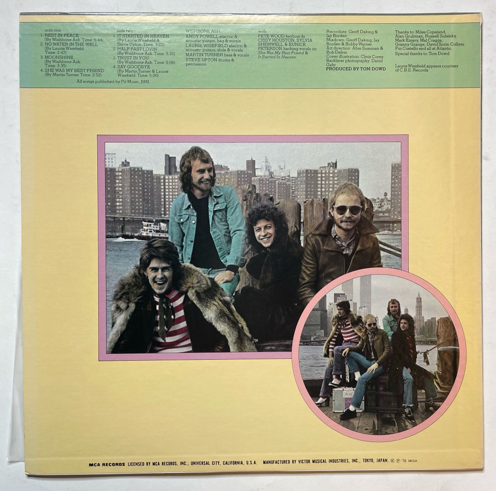 Винтажная виниловая пластинка LP Wishbone Ash Locked In (Japan 1976) (No Obi)