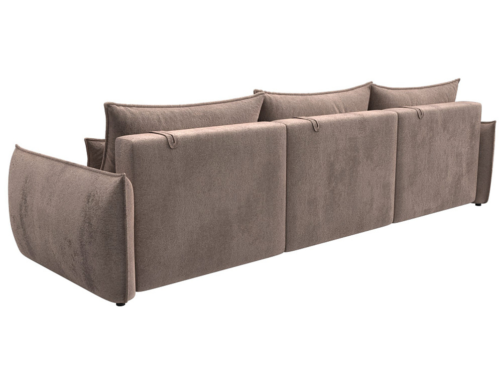 Диван прямой Лига-051 НПБ Лонг ВЕЛЮР TOWER 05 бежевый