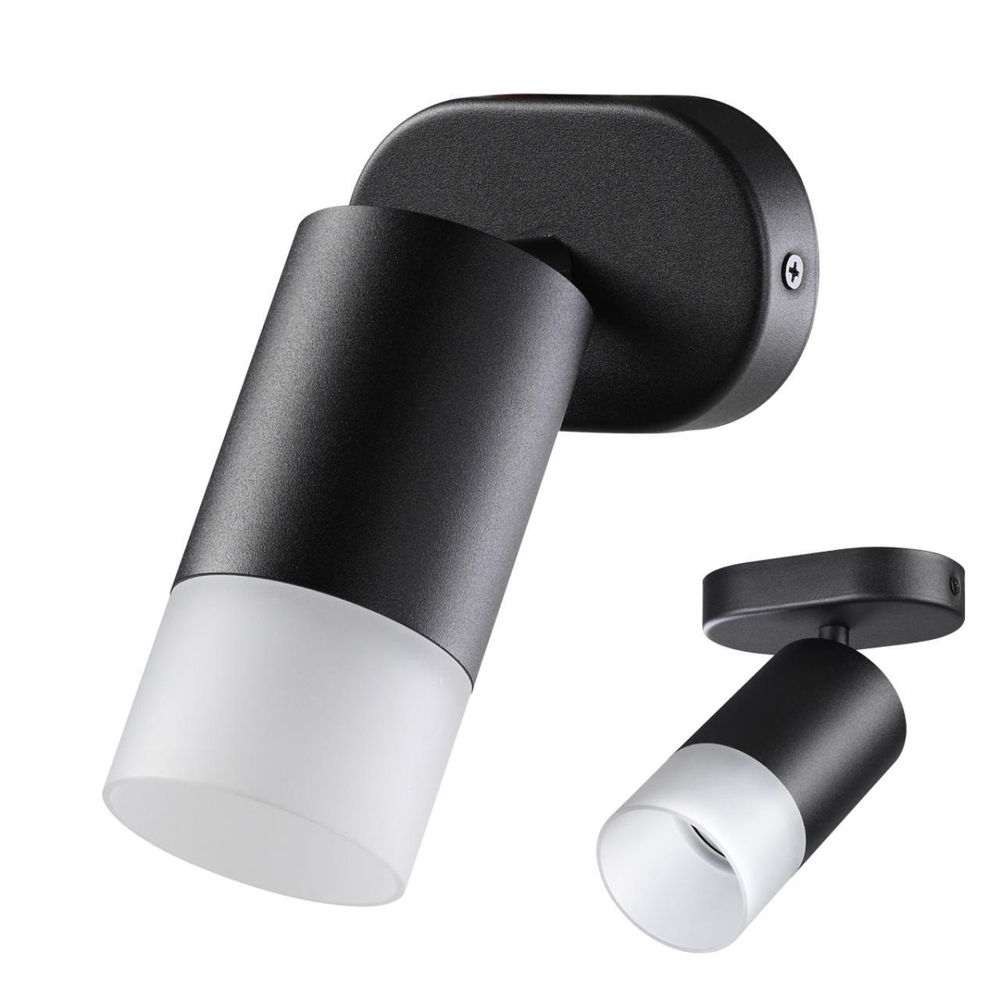 370735 OVER NT21 421 черный Светильник накладной IP20 GU10 9W 235V FLAX