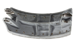 Колодка барабанного тормоза а/м КАМАЗ 53229, 65115 ЛИТАЯ (каркас конвейер, накладка; длинная + короткая) (1шт.) ЗМД