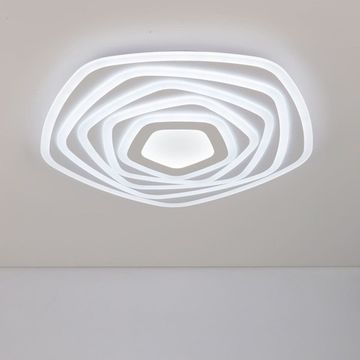 Потолочный светодиодный светильник с пультом CL737A55E белый Триест Смарт Citilux