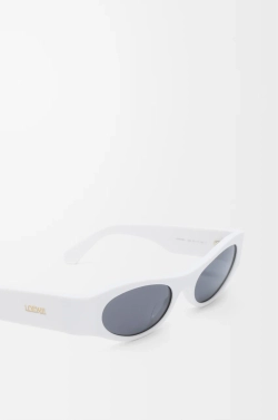 Loewe Солнцезащитные очки Flash Slim Cat-EyeLo, белый
