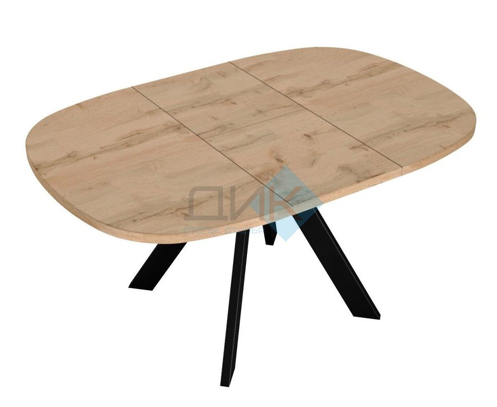 Стол DikLine В110 опоры чёрные