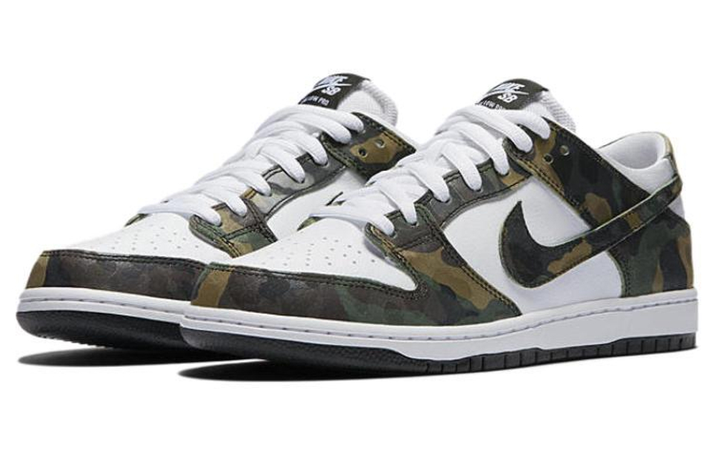 Nike Dunk Sb Camo Legion Green Hyper Sneakers