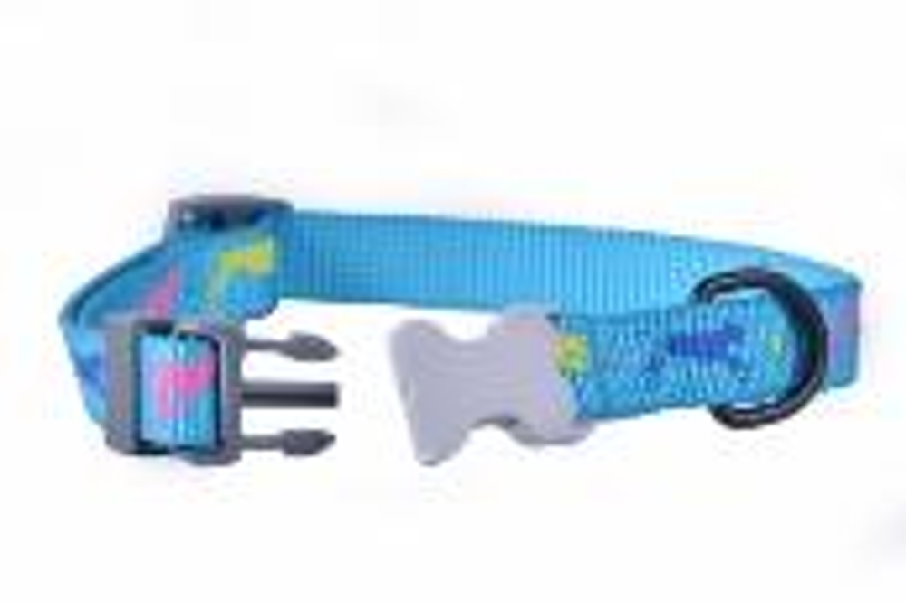 Ошейник NUNBELL для собак s-DD (застежка) 37х1.5см микс (30919-0156)