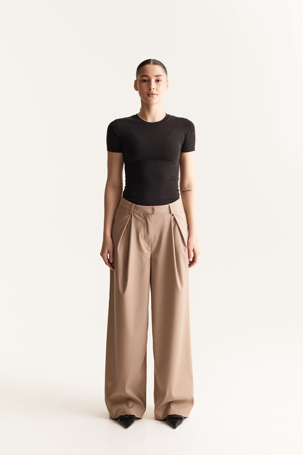 Pleated Pant - Begie (Women's)