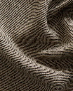 ZARA HOME ЛЬНЯНОЙ ПЛЕД С БАХРОМОЙ, СВЕТЛО-БЕЖЕВЫЙ