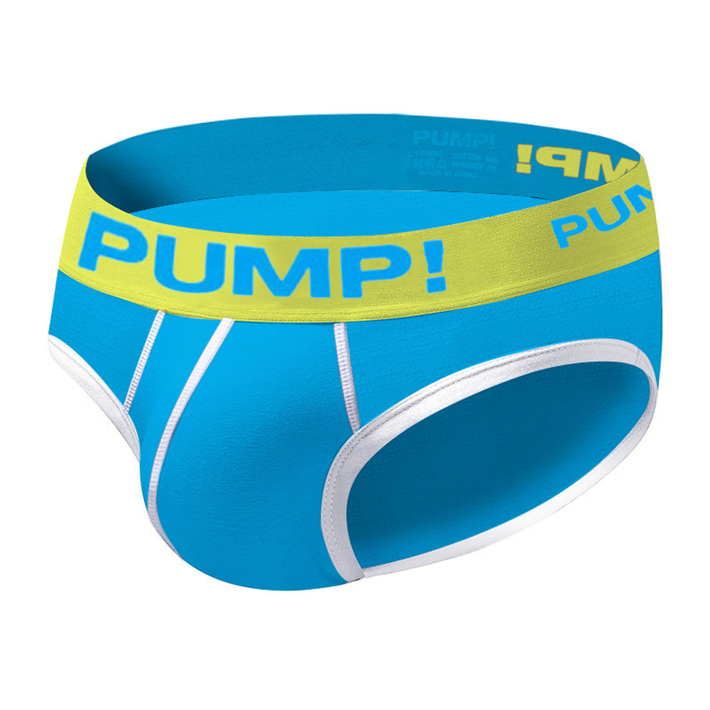 Мужские трусы слипы голубые PUMP! PU5107