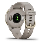 Смарт-часы Garmin Venu 2S песочного цвета с золотистым безелем 010-02429-11