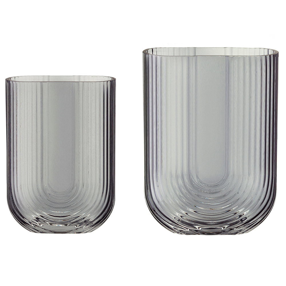 Ваза для цветов 18.5см Bergenson Bjorn Florenty серая