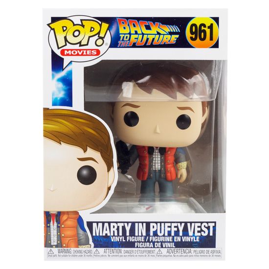 Фигурка Funko POP! Movies BTTF Marty in Puffy Vest (961) 48705 / Фигурка Фанко ПОП! по мотивам франшизы "Назад в будущее", Марти Макфлай