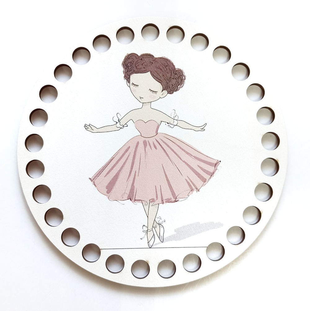 Донышко Принт Детское 12см Девочки в ассортименте