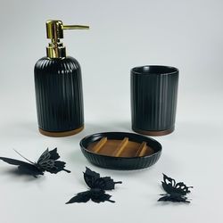 Lenardi 235-034 Ванный набор 3пр. BLACKWOODв под.уп.(х16)Фарфор