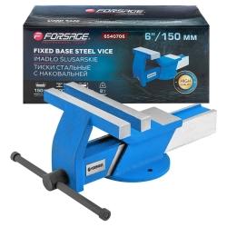 Тиски стальные с наковальней 6''-150мм Forsage F-6540706