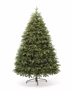 Искусственная елка Богемская 240 см., 778 теплых белых LED ламп, Литая хвоя+ПВХ, ЕлкиТорг (180240)