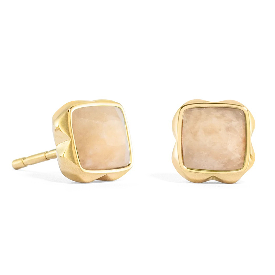 Серьги Coeur de Lion Cream jade (June) 1301/21-1424