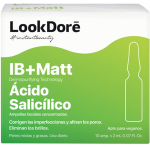 LookDore LOOK DORE IB MATT AMPOULE ANTI-IMPERFECTIONS SALICYLIC концентрированная сыворотка в ампулах для проблемной кожи лица 10х2мл