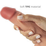 Фаллоимитатор Coeus с подвижной кожей Fantasy Toys 21 см