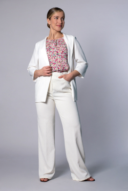 Жакет женский 3288АПА, белый #259Бел043288АП