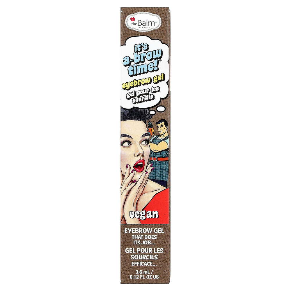 theBalm Cosmetics, It's A-Brow Time!®, гель для бровей, коричневый, 3,6 мл (0,12 жидк. унции)