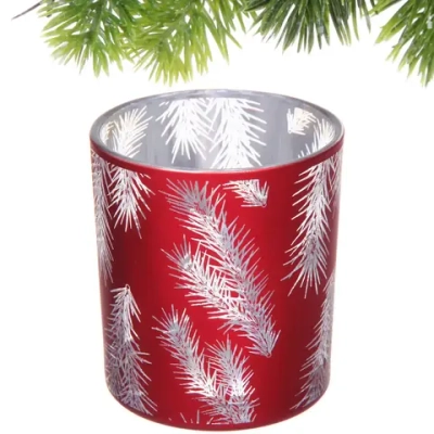 Подсвечник «Волшебная ветвь» 7*7,8 см, Красный