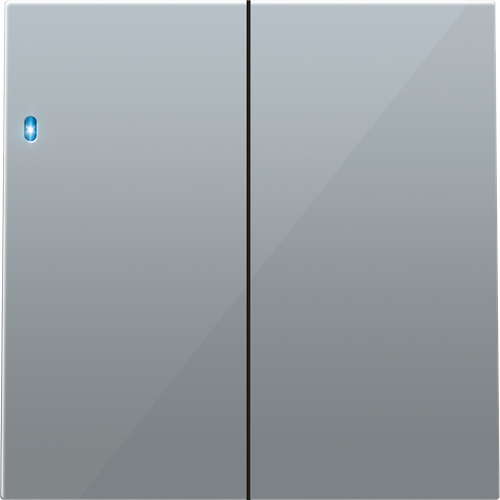 Клавиша 2-я с подсветкой, алюминий, серия R98